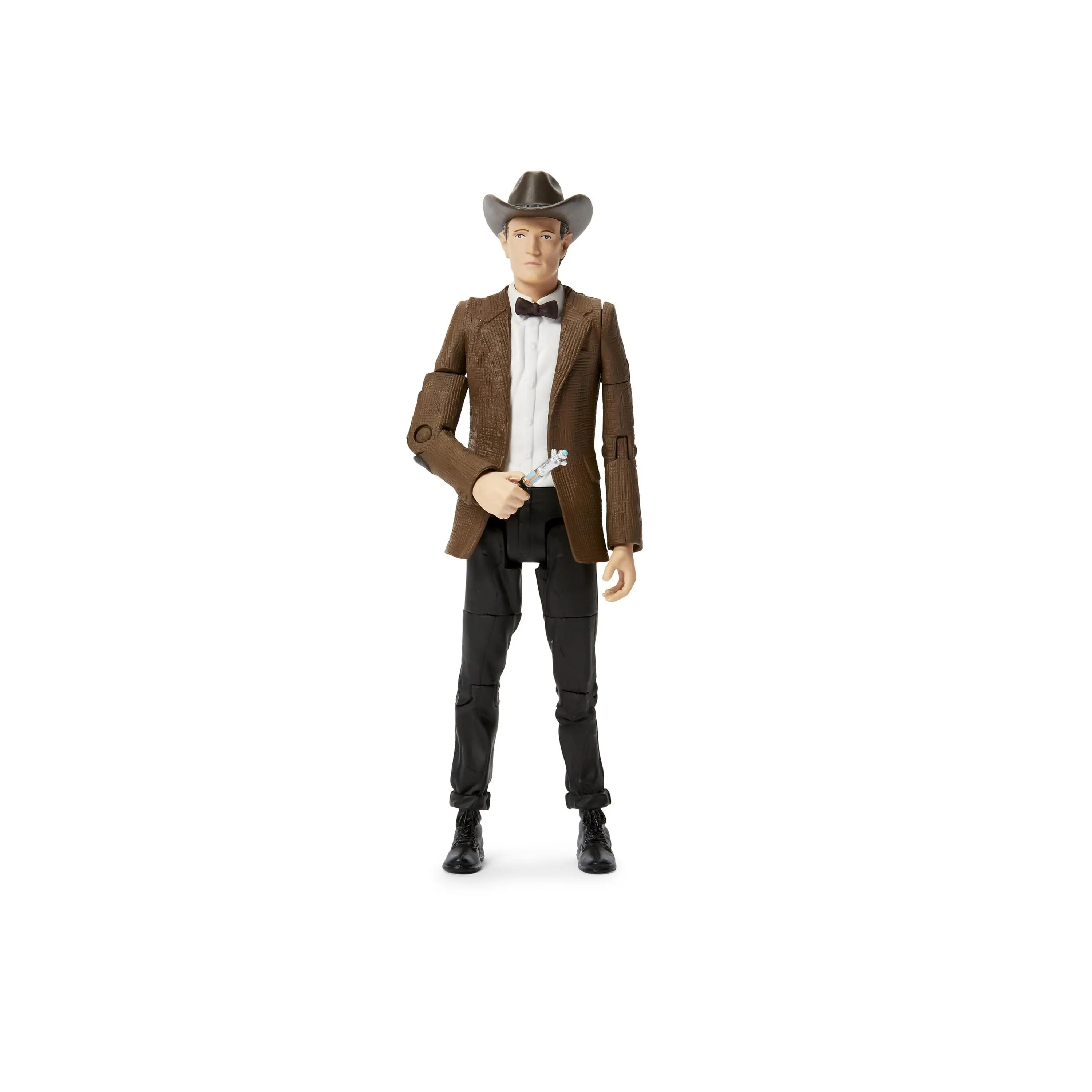 Doctor Who 11th Doctor Articulated 5.5-in Action Figure with Cowboy Hat, Ideal for Sci-Fi Fans Ages 12 Years Above