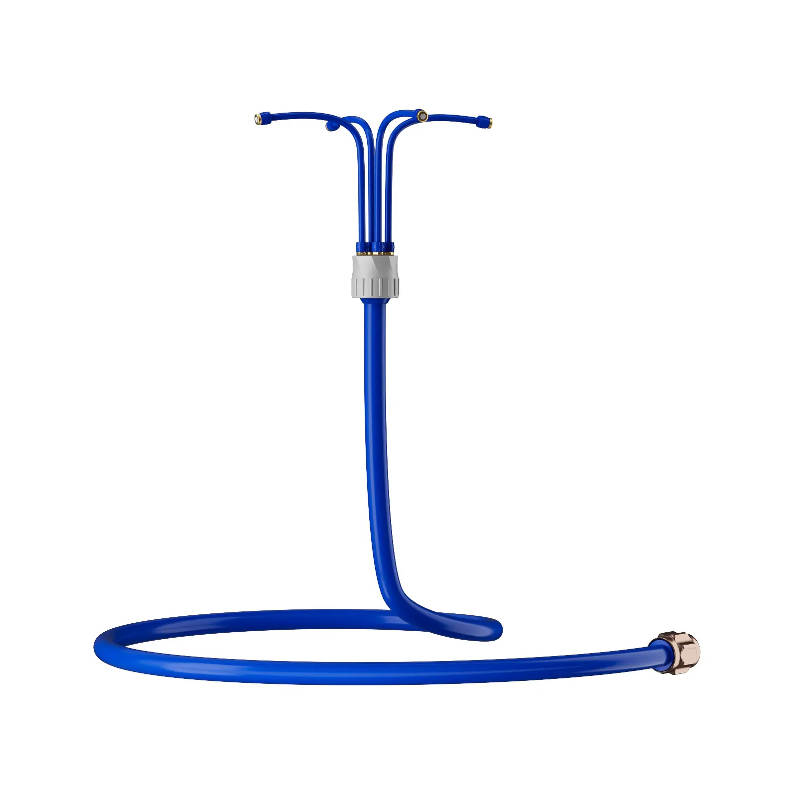 RESTMO Adjustable Outdoor Patio Standing Misters - 6FT Portable Watering Systems with 4-Directional Adjustable Nozzle Watering Equipment, Ultra Fine & Fine Mist Sprinklers for Backyard Camping Ground Mount