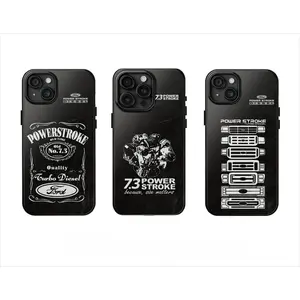 7.3 Diesel Power Engine Classic Turbo Diesel Truck Two-In-One Drop-Resistant Mobile Phone Case Protection, Shockproof For IPhone 17-12, Pro Max, Pro Plus, and Samsung S25 24 23 Safety Case