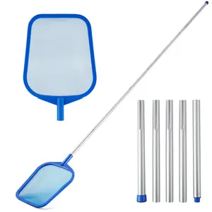Swimming Pool Cleaning Accessories, Leaf Net Scoop, Deep Water Shallow Water, Aluminum Alloy Pole Tube, Pool Leaf Removal Tool