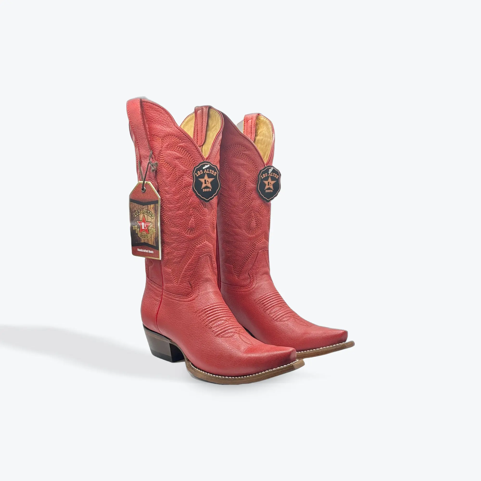 Los Altos Women's Boot Snip Toe - Red
