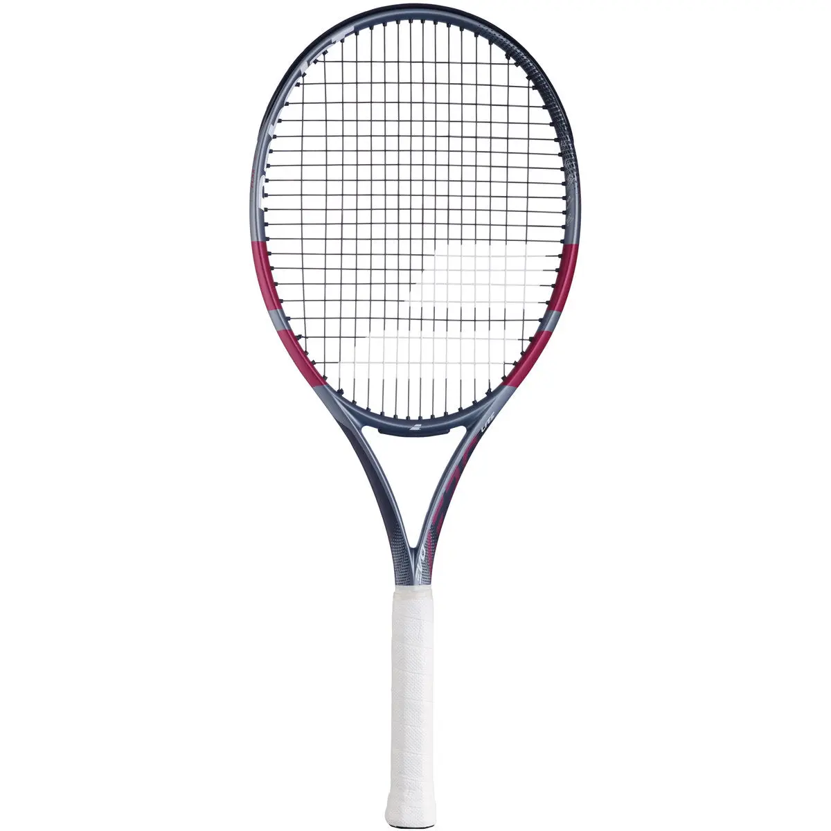 Babolat Evo Aero Lite Strung Tennis Racquet (Grey/Raspberry Pink) – 2nd Gen
