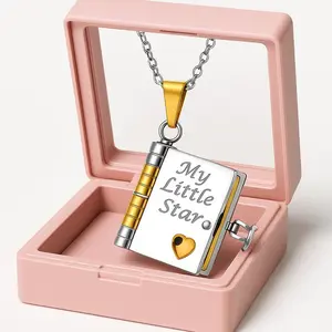 My Little Star Book Necklace for Daughter or Son – Meaningful Jewelry Gift of Love with Gift Box – Perfect Birthday Present, Graduation Gift, Christmas Surprise, Sentimental Jewelry for Kids and Family