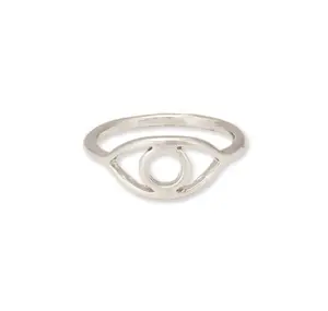 Silver Open Eye Ring high quality