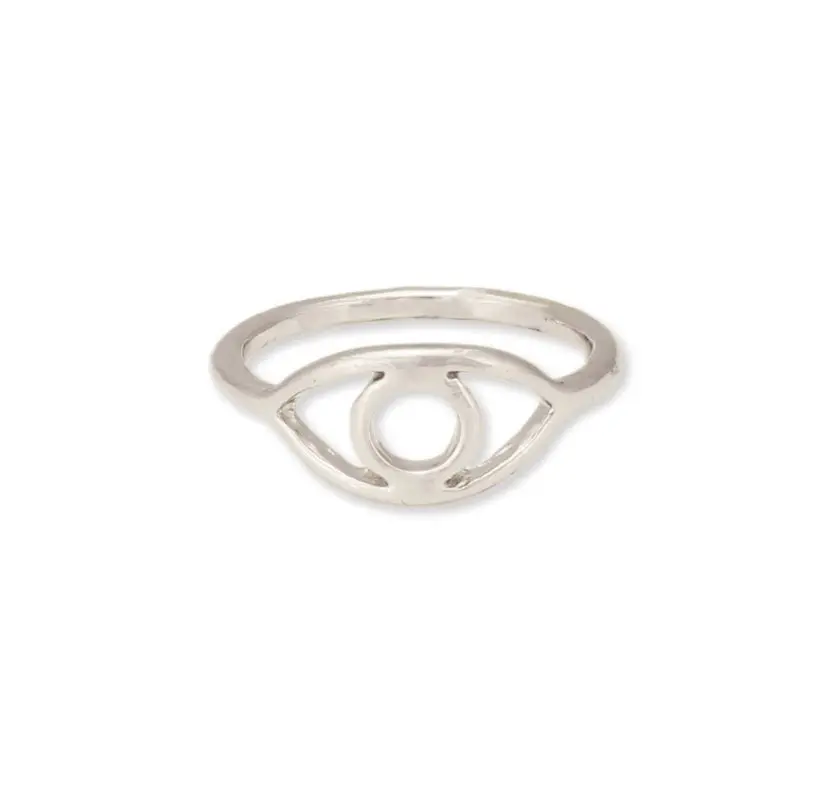 Silver Open Eye Ring high quality