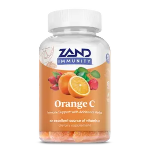 ZAND Orange C Gummies - 270 mg Vitamin C per Serving, Vegan & Gluten-Free, Immune Support with Bioflavonoid Blend, Healthcare Supplement
