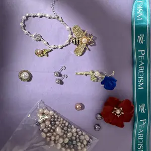 Adee】Bee Pearl Brooch + Jumbo Bean Pearls (Min 20 pearls inside