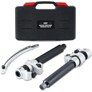 Spring Compressor Tool, Coil Spring Compressor Tool Set of 2 with Extendable Bracket, Heavy Duty Strut Spring Compressor Tool with 2200 lb Capacity for