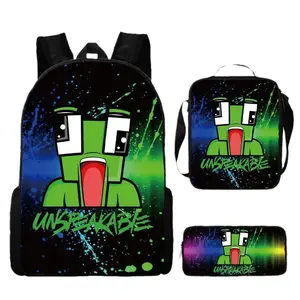 UNSPEAKABLE Anime Backpack for Women/Men/Teens, Day Packs Knapsacks Casual Backpacks Gift for Gym Travel Camping Outdoor Work Business