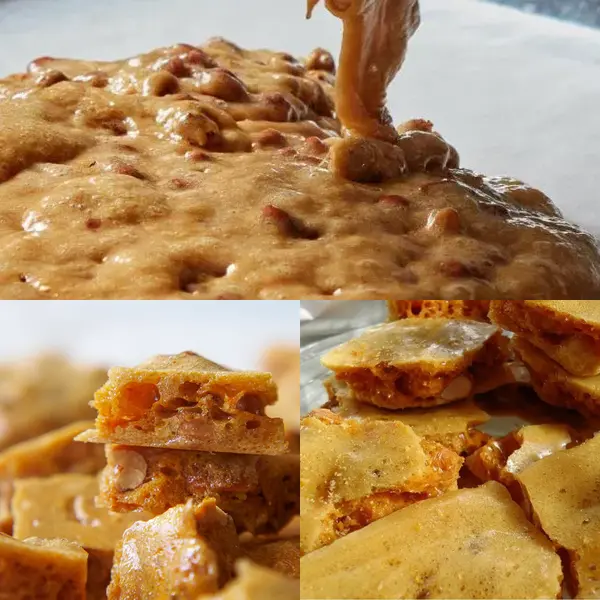 Peanut Brittle - Southern Recipe, Airy Crunch Sweet Snack