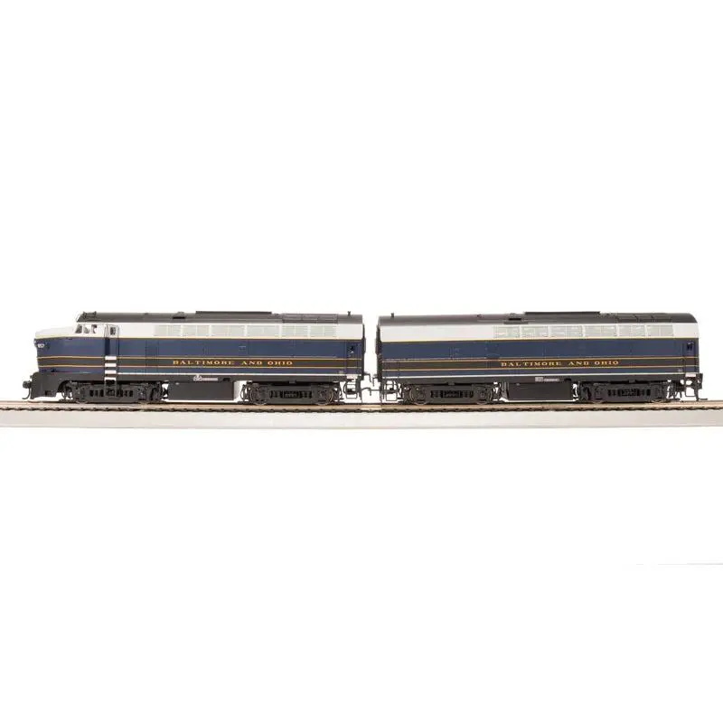 Broadway Limited RF-16 Sharknose A/B, B&O 857A/857X, As-Delivered, A-Unit Paragon4 Sound/DC/DCC, Unpowered B, HO Scale
