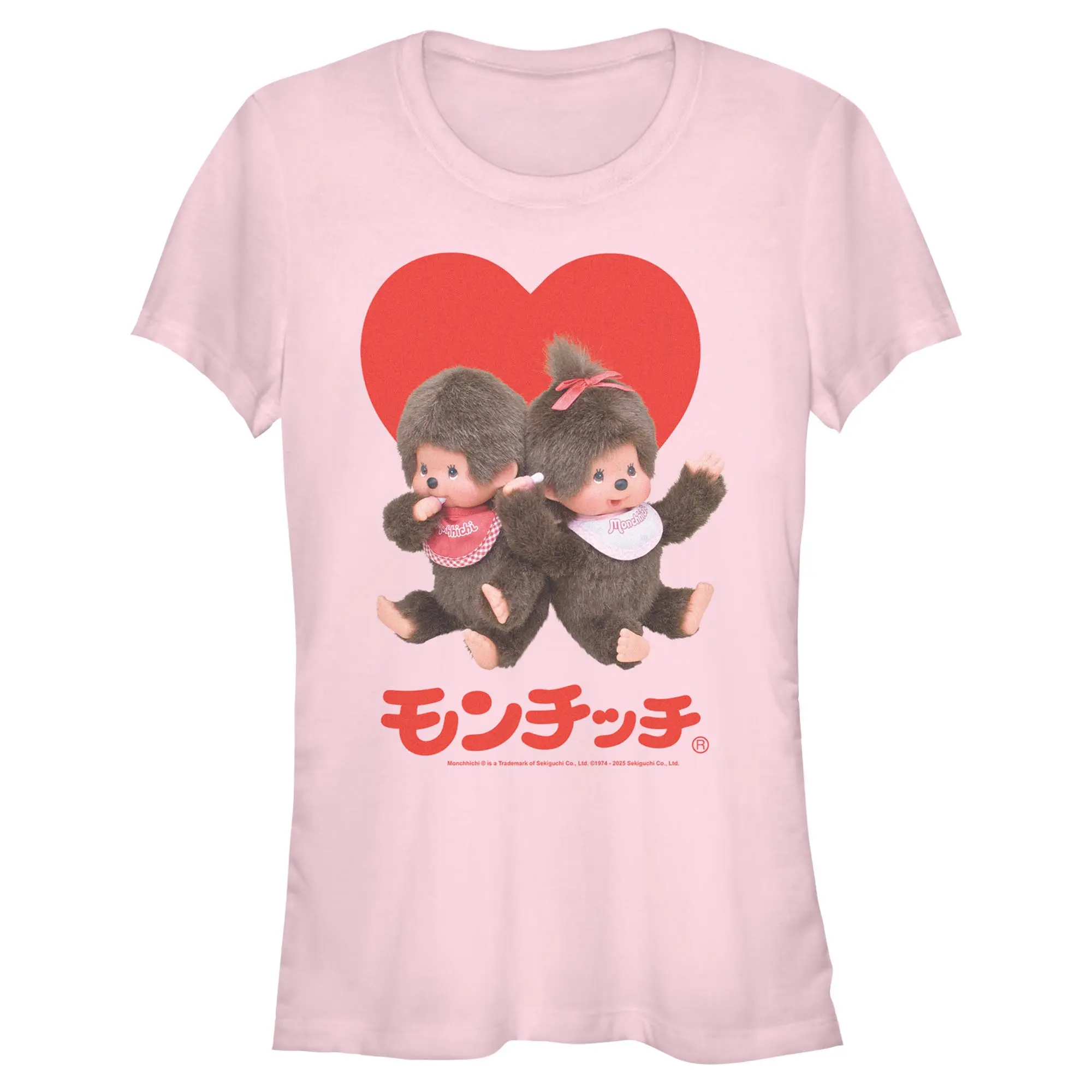 Juniors Womens Monchhichi Cutest Duo Ever Photo T Shirt