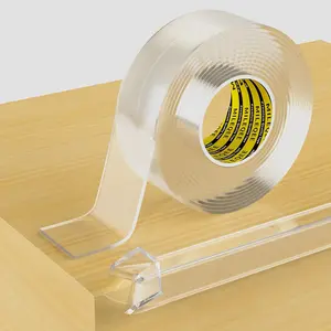 Clear Edge Protector Strip, 1.18in x 9.84FT, Sharp Edge Wrap Cover Tape, Self Adhesive Protective Bumper Corner Guards for Cabinet Door Desk Glass Table Bed Furniture, Kitchen Countertop, Waterproof