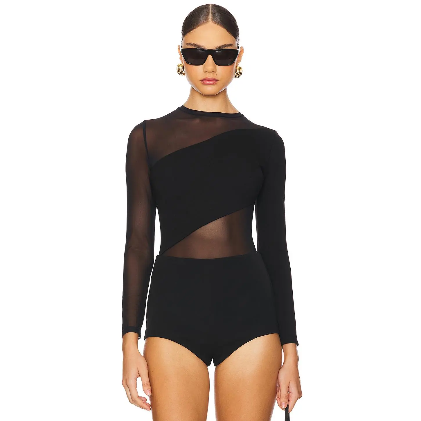 Undress Code Starstruck Bodysuit in Black