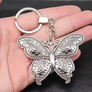 1pc Vintage Large Butterfly Pendant for Men and Women Keychains, Bags, Backpacks, Pendant Decorations