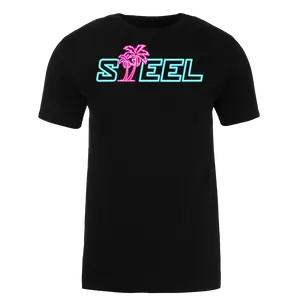 Miami Lights STEEL Performance T-Shirt