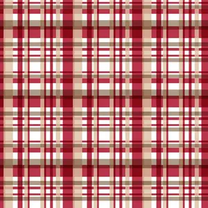 Country Christmas Pattern 19 Quilting Cotton Fabric