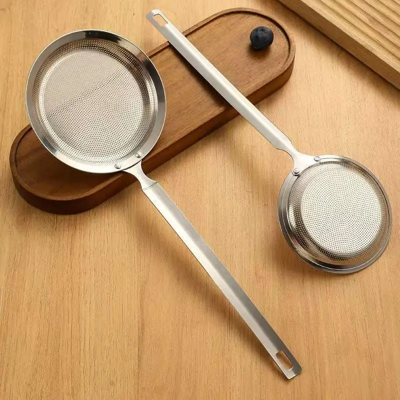 Stainless Steel Strainer, Durable Kitchen Strainer, Kitchen Fine Mesh Filter for Cooking, Frying, Noodles, Vegetables, Utensils