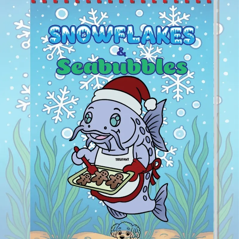 Snowflakes & Seabubbles Coloring book