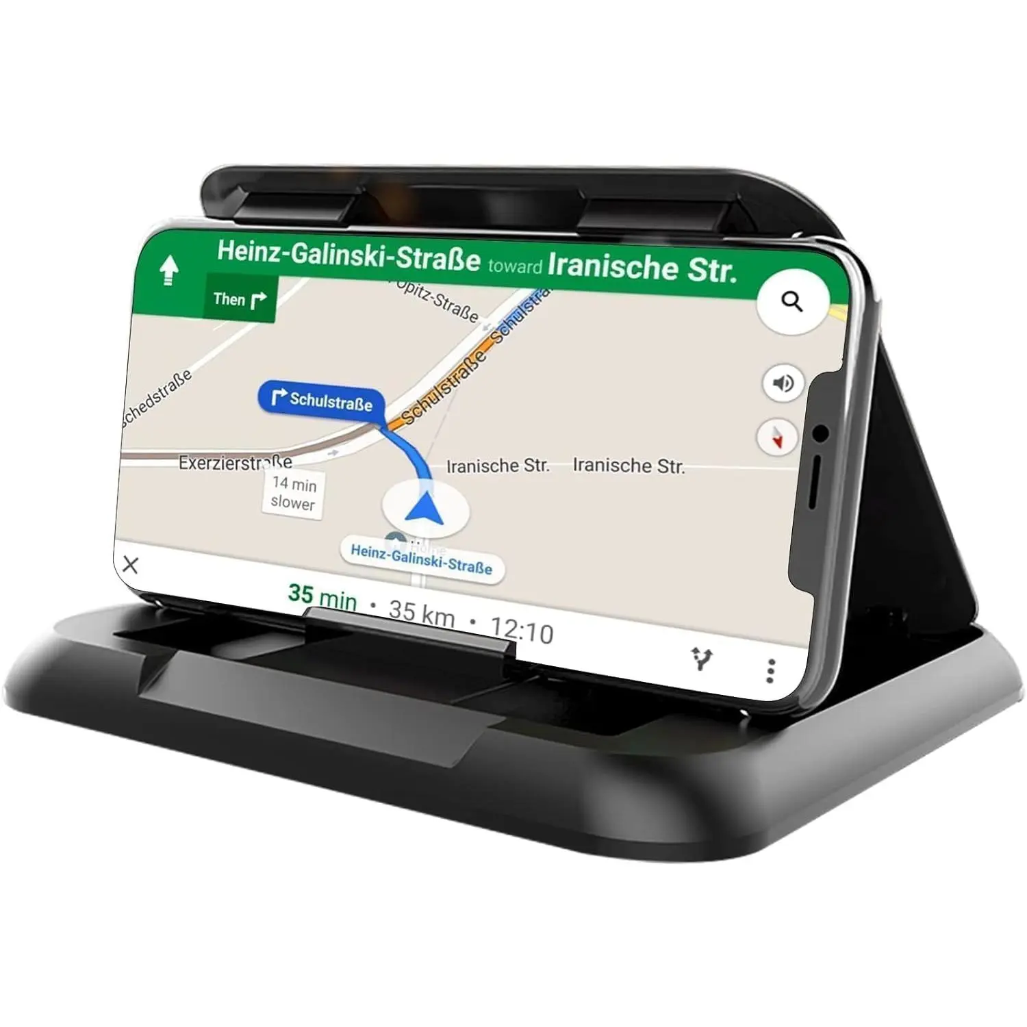 Universal Car Phone Holder & Dashboard Mount  AntiSlip Phone Cradle Pad for iPhone, Samsung, Android & All Smartphones  Secure HandsFree Mount for All Vehicles