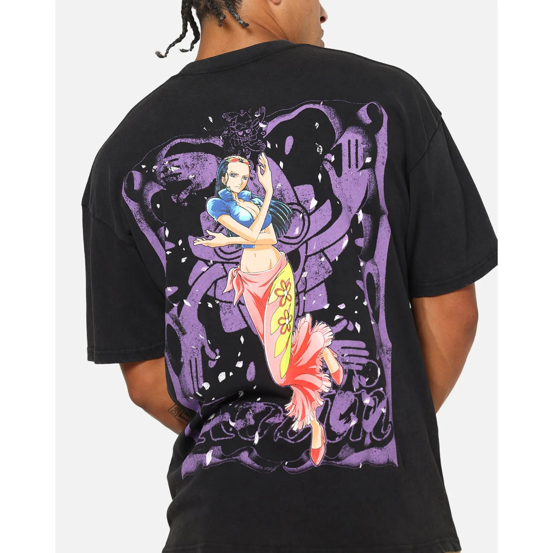 73Studio X One Piece Robin Vintage T-Shirt Off Black - TikTok Shop
