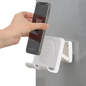 Upgraded Shower Phone Holder Tablet Wall Mount Phone Holder Removable,Self-Adhesive Mobile Cell Phone Tablet Holder for Bed Bathroom Kitchen, Compatible with   Galaxy Tablet