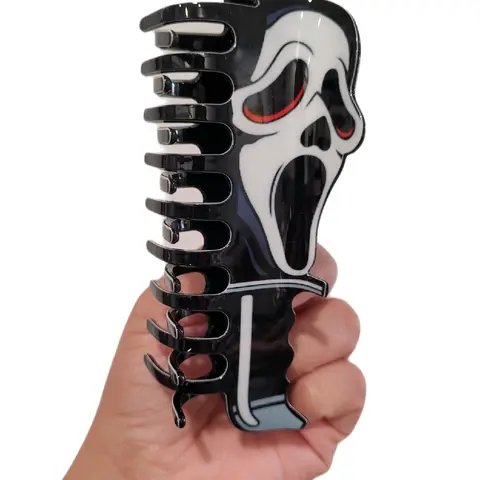 Ghost Face Horror Hairclip