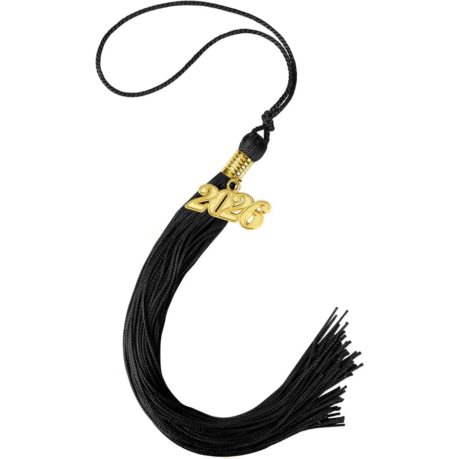 2026 Graduation Tassel, 1Pcs Graduation Cap Tassel 2026 Grad Graduation Tassel for 2026 Graduation Ceremonies Accessories (Black)