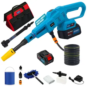 JOVANT Cordless Pressure Washer, Portable Power Cleaner, 750PSI High Pressure Water, 3 Speed, 6-in-1 Nozzle Handheld Pressure Washer for Car, Home, Garden Cleaning (1 Battery)