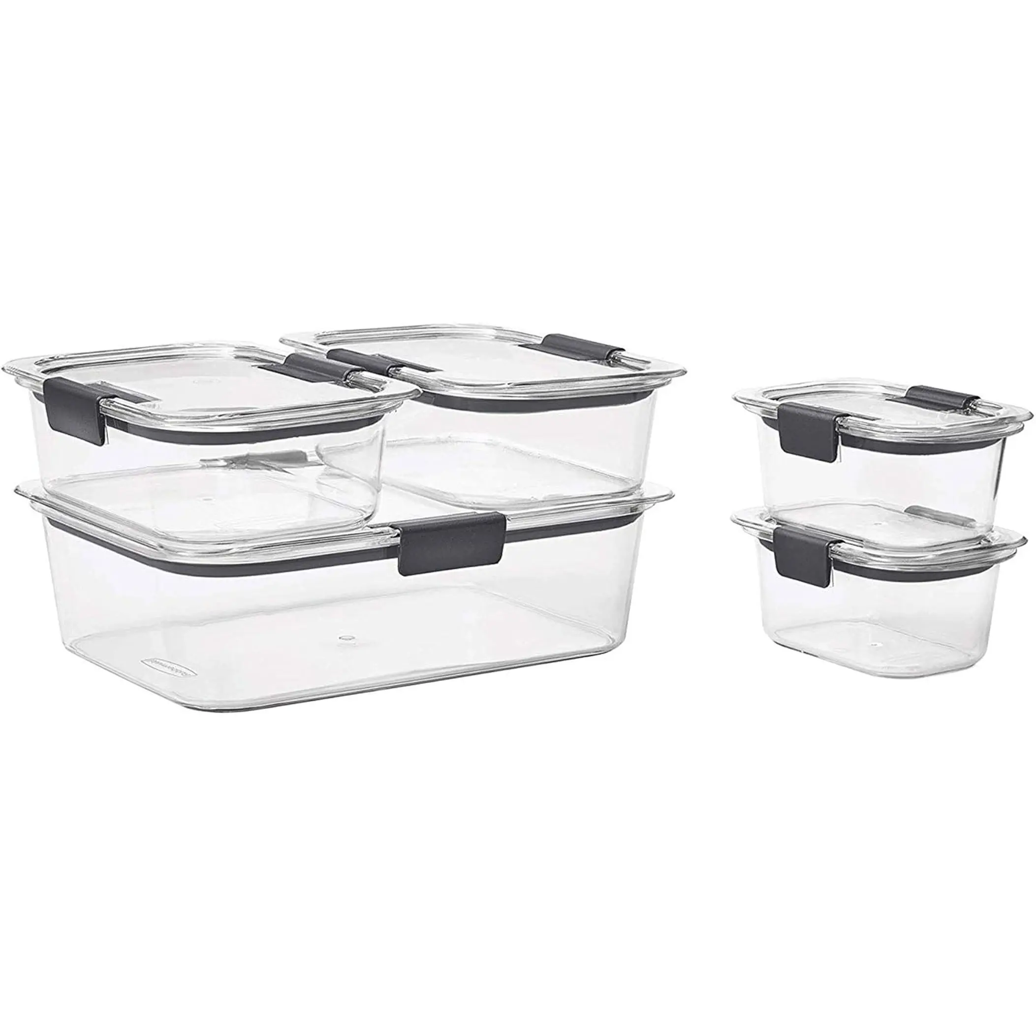 Set Of 5 Assorted Containers