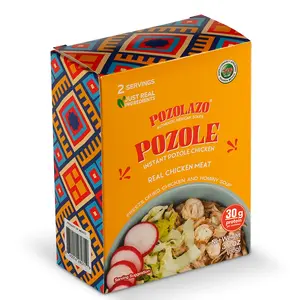 Pozolazo - 2 Serving box - Chicken Pozole - Freeze-Dried - Real Shredded Chicken, Hominy & Traditional Seasonings
