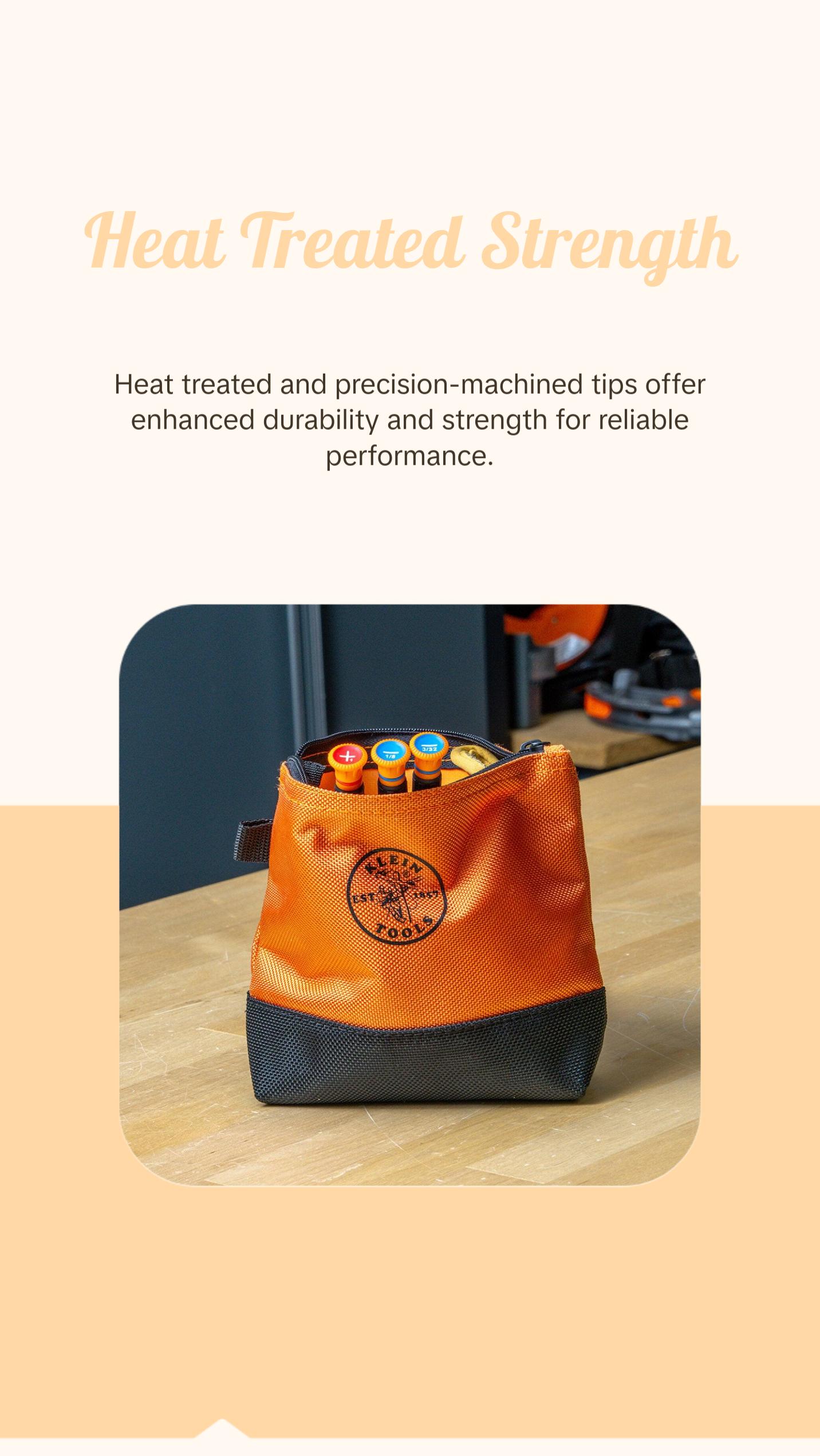 Klein Tools 85613INS Insulated Precision Screwdriver Set, 3-Piece