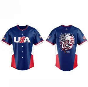 USA Statue Of Liberty Eagle Baseball Jersey, American National Team Apparel For Men Women, Sporting Event Fan Outfit Gift Idea | 170326.C15738.ID00