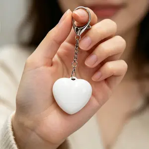 Love Heart Touch-Sensing Light for Wallet & Tote Bags | Viral Cute LED Night Light Keychain