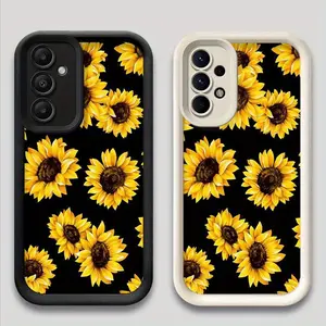 Phone case: Sunflower Soft Case for Samsung Galaxy S26 S25 S24 S23 S22 S21 Fe Plus Ultra A13 A14 A15 A16 A17 A33 A34 A35 A36 A52 A53 A54 Note20 Mobile Shell Mixed Colors Back Phone Cases Pattern Printing