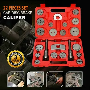 22 Pieces Heavy Duty Disc Brake Caliper Tool Set & Wind Back Kit For Brake Pad