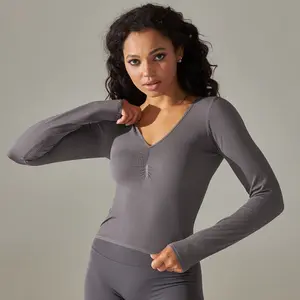 Nora Long Sleeve Blouse - Women's Top, Comfortable and Fashionable Womenswear Shirts Style Clothing Basic Minimalist