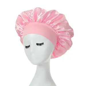 Women's Satin Sleep Cap, Soft Comfortable Nightcap, Suitable for Curly Hair, Unisex Design, Ideal for Daily Use