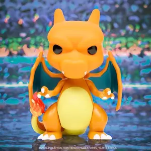 FUNKO POP!: Pokemon Charizard Figure - Orange Color, Realistic Design, Character from the Pokémon Series, Collectible Figure