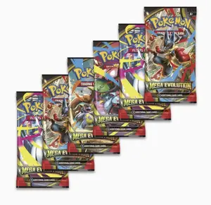 Pokémon TCG: Mega Evolution Booster Packs (6 Packs)