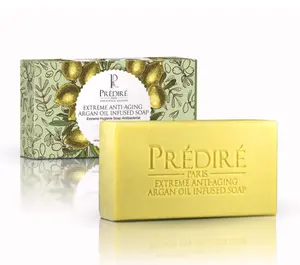 Predire Paris Argan Oil Infused Cleanser Soap, Purifying Bath & Body Wash with Foam, Refresh & Smooth-Looking Skin Nourishing Benefits