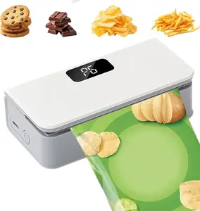 2026 New USB-C Rechargeable Mini Bag Sealer Magnetic – Portable 2-in-1 Bag Sealer and Cutter with Magnetic Fridge Design, 6-Level Heat Control & LED Screen, Compact Food Storage Tool for Home, Travel & Picnics