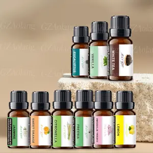 10ML Essential Oil, 1/2/4pcs/set Aromatherapy Essential Oil, Soothing Oil, Air Freshener, Home Fragrance for Living Room, Bedroom, Bathroom, Office, Scented