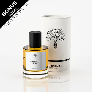 Eternal Perfume Oils – Eternal Oud Perfume Oil, Deep & Long-Lasting Scent for Men | 50ml with Bonus 30ml Bottle of Your Choice