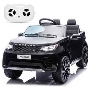 Garvee Licensed Land Rover 12V Kids Electric Ride-On Car - Realistic Battery Powered Vehicle with Remote Control, LED Lights, Music, Spring Suspension, Safety Belt - Toy Car for Ages 2-8