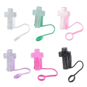 Religious Resin Straw Cap/Straw Cover (Straw Plug) for Bottles and Cups