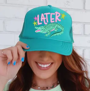Later Gator Trucker Hat, Summer Lake Southern Foam Snapback Cap