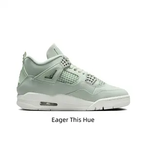 Soft mint green leather running shoes with crisp white midsole, fine breathable mesh brings fresh pastel vibes for spring casual outfits
