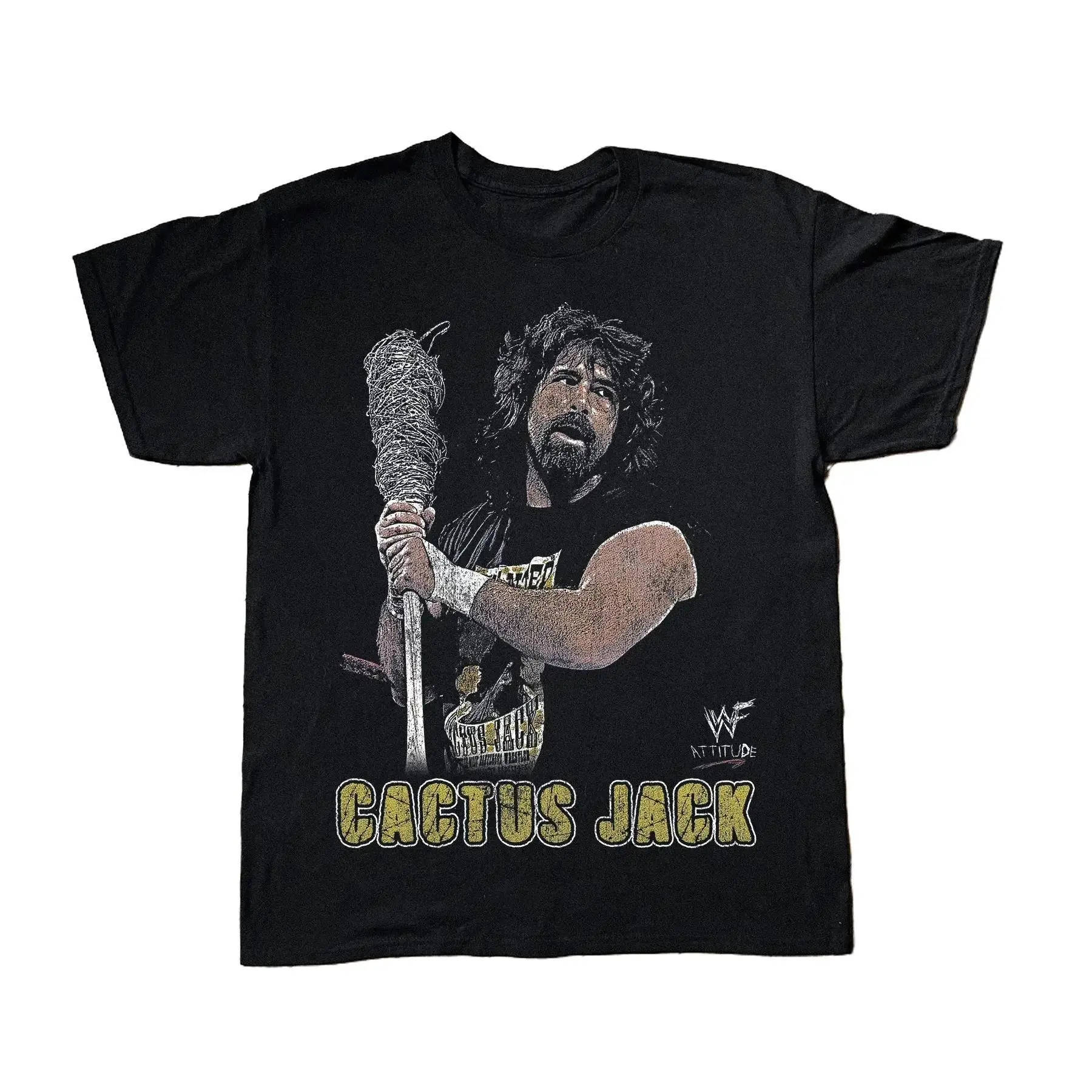 VINTAGE CACTUS JACK WWF BLACK T-SHIRT
