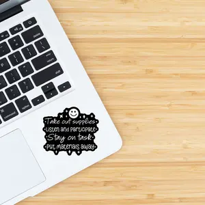 Student Task Reminder Sticker -ADHD visual support to stay on task